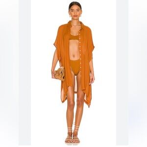 L*Space Anita Cover Up in Amber Sz XS/S